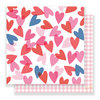 Crate Paper - Main Squeeze Collection - 12 x 12 Double Sided Paper - Heart Eyes