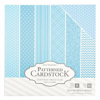 Core'dinations - 12 x 12 Patterned Cardstock - Light Blue - 60 Sheets