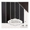 Core'dinations - 12 x 12 Patterned Cardstock - Black - 60 Sheets