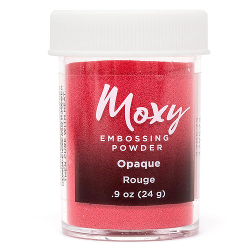 American Crafts - Moxy Embossing Powder - Opaque - Rouge - .9 Ounce