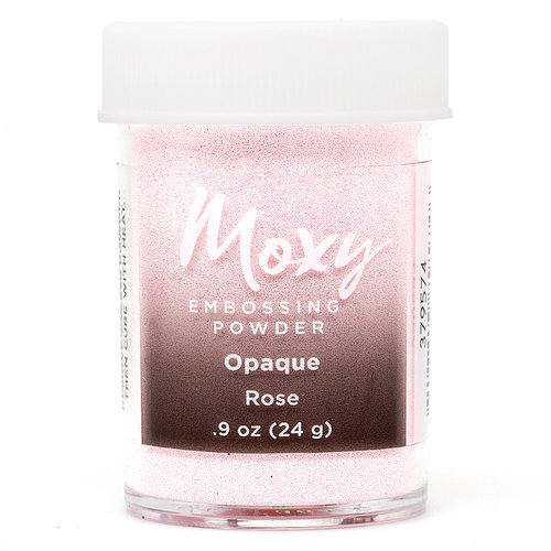 American Crafts - Moxy Embossing Powder - Opaque - Rose - .9 Ounce