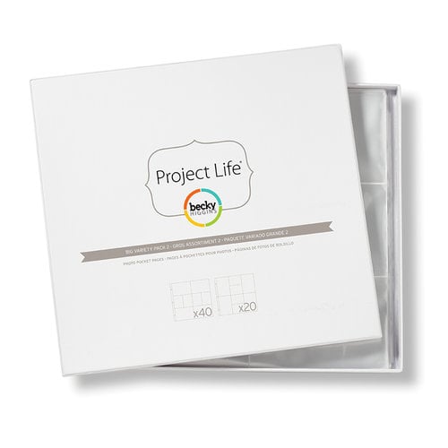 Becky Higgins - Project Life - Photo Pocket Pages - 12 x 12 Big Variety Pack 2 - 60 Pack