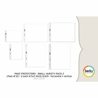 Becky Higgins - Project Life - Photo Pocket Pages - 12 x 12 Small Variety Pack 2 - 12 pack