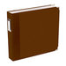 Becky Higgins - Project Life - Jade Collection - Album - 12 x 12 D-Ring - Brown