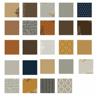 American Crafts - Becky Higgins - Project Life - Cinnamon Collection - 12 x 12 Designer Paper Collection Pack