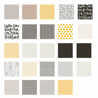 Becky Higgins - Project Life - Midnight Collection - 12 x 12 Designer Paper Collection Pack