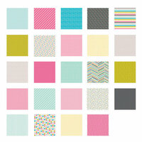 Becky Higgins - Project Life - Blush Collection - 12 x 12 Designer Paper Collection Pack