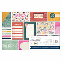 Becky Higgins - Project Life - Bohemian Adventure Collection - 4 x 6 Card Pad