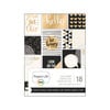 Becky Higgins - Project Life - Good As Gold Collection - 3 x 4 Card Pad with Foil Accents