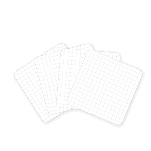 Becky Higgins - Project Life - 4 x 4 Grid Cards - White - Box of 100