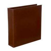 Becky Higgins - Project Life - Faux Leather Album - 6 x 8 D-Ring - Cinnamon
