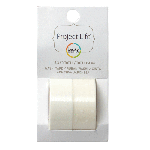 Becky Higgins - Project Life - Washi Tape - White