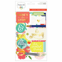 Becky Higgins - Project Life - Desktop Edition Collection - Chipboard Stickers