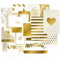 Becky Higgins - Project Life - Specialty Themed Card Pack - Golden