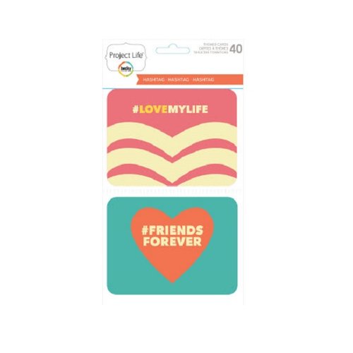 Becky Higgins - Project Life - Themed Card Pack - Hashtag