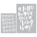 Becky Higgins - Project Life - Inspire Edition Collection - Embossing Folders