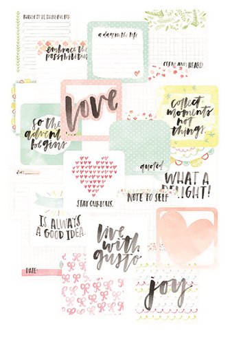 Becky Higgins - Project Life - Inspire Edition Collection - Card Pack - 4 x 4 - Instagram