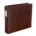Becky Higgins - Project Life - Classic Leather - 12 x 12 - Three Ring Album - Cinnamon