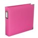 Becky Higgins - Project Life - Classic Leather - 12 x 12 - Three Ring Album - Blush
