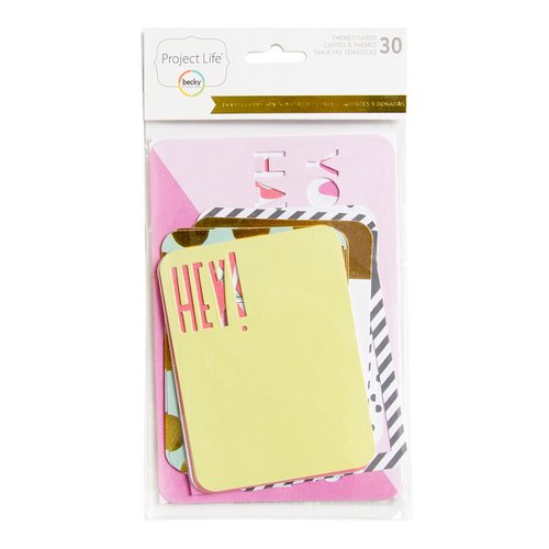 Becky Higgins - Project Life - Themed Cards - Bold and Gold