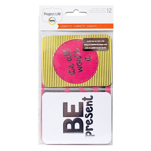 Becky Higgins - Project Life - Confetti Edition Collection - Specialty Card Pack