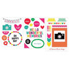 Becky Higgins - Project Life - Confetti Edition Collection - Chipboard Stickers