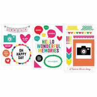 Becky Higgins - Project Life - Confetti Edition Collection - Chipboard Stickers