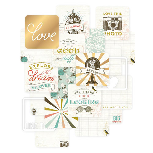 Becky Higgins - Project Life - Adventure Edition Collection - Card Pack - 4 x 4 Instagram
