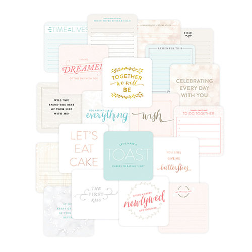 Becky Higgins - Project Life - Southern Weddings Edition Collection - Card Pack - 4 x 4 - Instagram