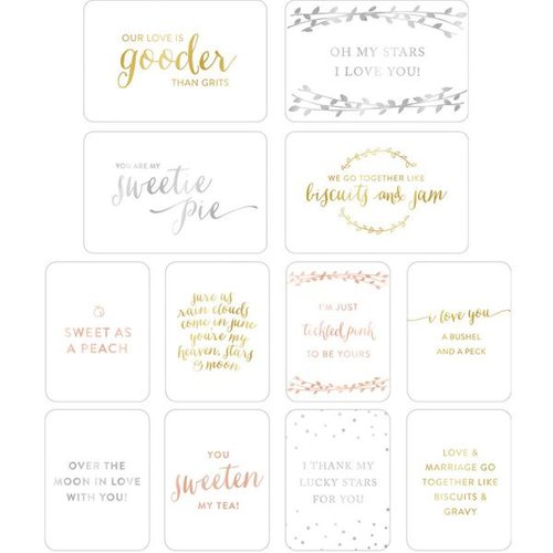 Becky Higgins - Project Life - Southern Weddings Edition Collection - Specialty Card Pack