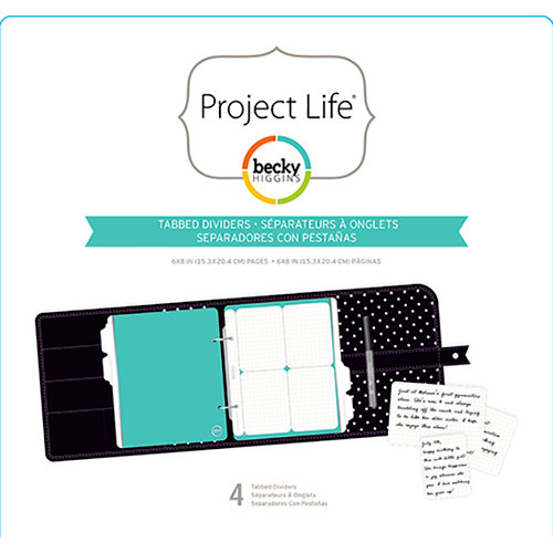 Becky Higgins - Project Life - 6 x 8 - Tabbed Dividers