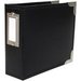 Becky Higgins - Project Life - Classic Leather - 4 x 4 - Two Ring Album - Black