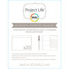 Becky Higgins - Project Life - Photo Sleeve Fuse - Pockets - 4 x 6