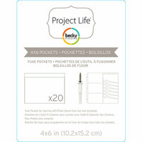Becky Higgins - Project Life - Photo Sleeve Fuse - Pockets - 4 x 6