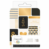 Becky Higgins - Project Life - 3 x 4 - Theme Cards - Be Fearless