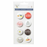 Becky Higgins - Project Life - Currently Edition Collection - Flair Badges