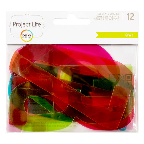 Becky Higgins - Project Life - Kiwi Edition Collection - Instax Mini - Die Cut Acetate Numbers