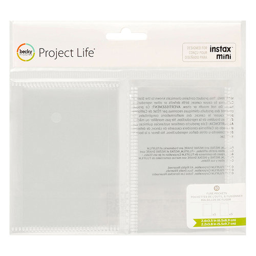 Becky Higgins - Project Life - Instax - Photo Sleeve Fuse - Pockets