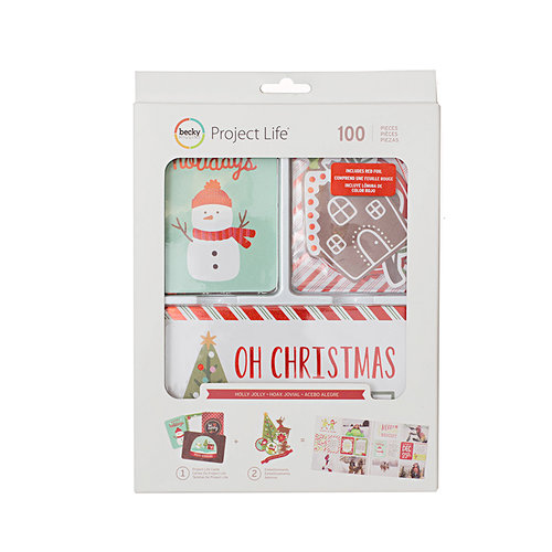 Becky Higgins - Project Life - Christmas - Value Kit - Holly Jolly - Red Foil