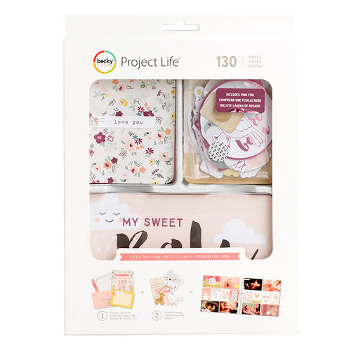 Becky Higgins - Project Life - Little You Girls Collection - Value Kit with Foil Accents