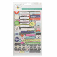 Becky Higgins - Project Life - Snapshots Edition Collection - Chipboard Stickers