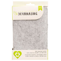 American Crafts - Sustainable Journaling Collection - Felt Journal - Gray
