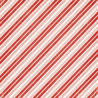 Imaginisce - Colors of Christmas Collection - 12 x 12 Double Sided Paper - Peppermint Stripe