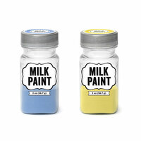 Imaginisce - Milk Paint - 2 Pack - Blue and Yellow