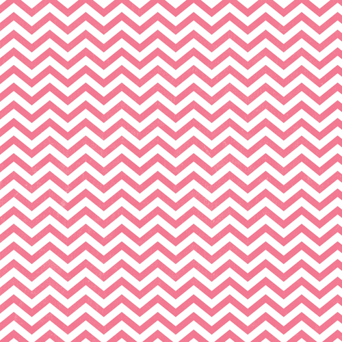 Imaginisce - My Baby Collection - Baby Girl - 12 x 12 Double Sided Paper - Baby Girl Chevron