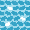 Imaginisce - My Baby Collection - Baby Boy - 12 x 12 Double Sided Paper - Blue Hippopotamus