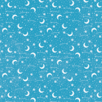 Imaginisce - My Baby Collection - Baby Boy - 12 x 12 Double Sided Paper - Blue Moon and Stars