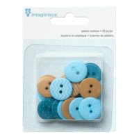 Imaginisce - My Baby Collection - Plastic Buttons - Boy