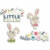 Imaginisce - Welcome Spring Collection - Die Cut Cardstock Pieces - Bunny Friends