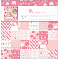 Imaginisce - My Baby Collection - Baby Girl - 12 x 12 Paper Pad